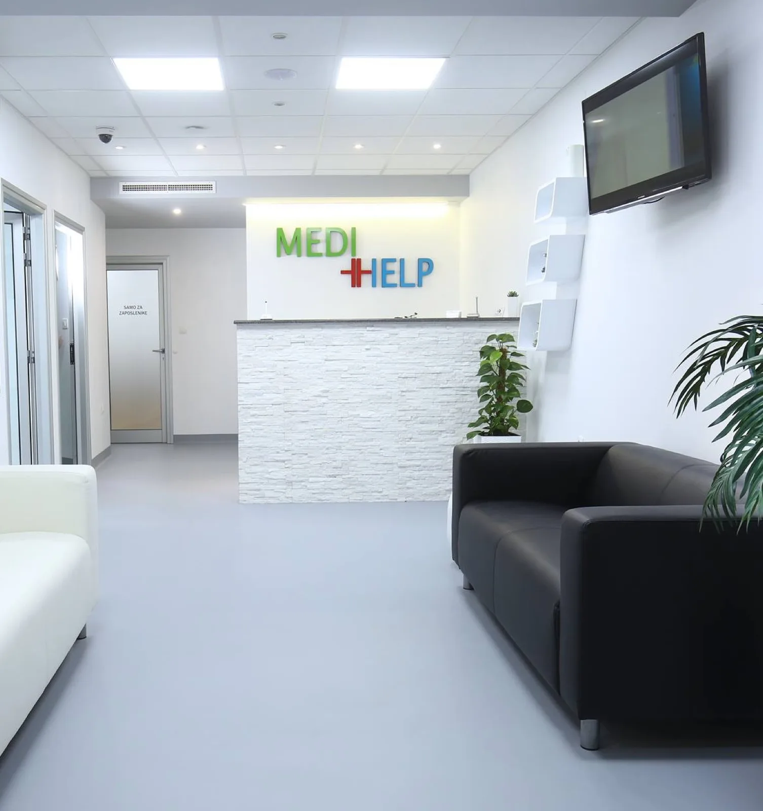 Recepcija i ulazni prostor poliklinike Medi Help